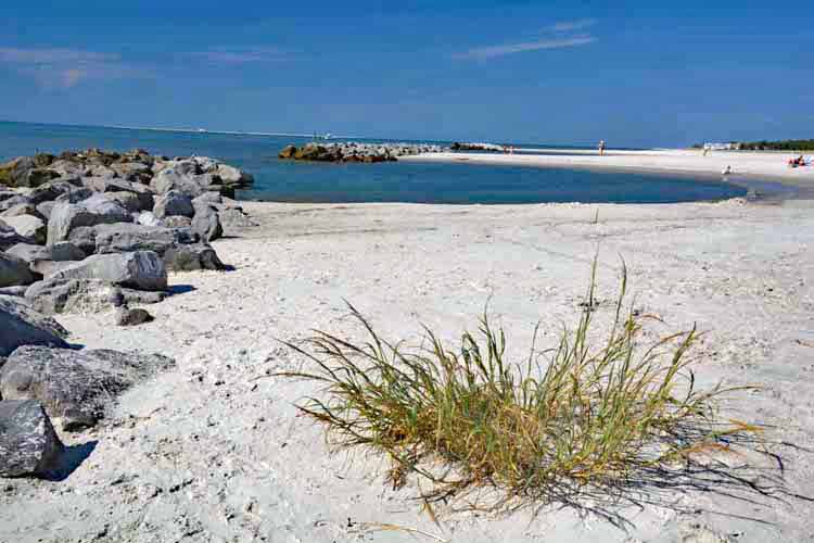 white sand dune